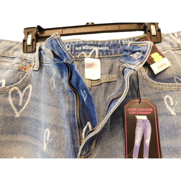 NWT NOBO Size 15 Super Highrise Slim Straight Womens Blue Jeans #O-3-66-G - Picture 3 of 13
